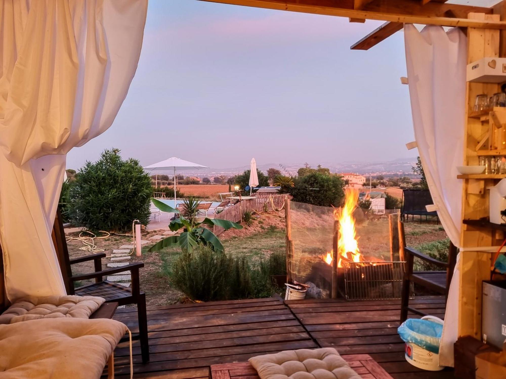 Agriturismo Rosa Antica Monte San Vito Eksteriør billede